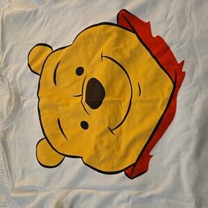 Vintage 90s Disney Winnie The Pooh Big Face Tee T-Shirt